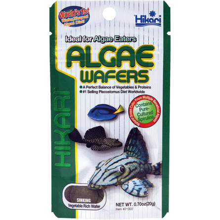 HIKARI - Algae Wafers - 20g - Aliment coulant pour herbivore HIKARI - Algae Wafers - 20g - Aliment coulant pour herbivore