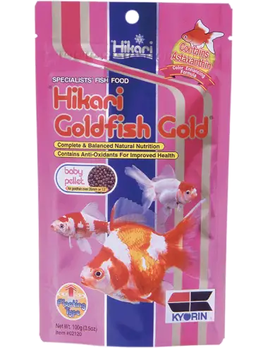 HIKARI - Goldfish Gold Baby - 100g - Aliment pour poissons rouges