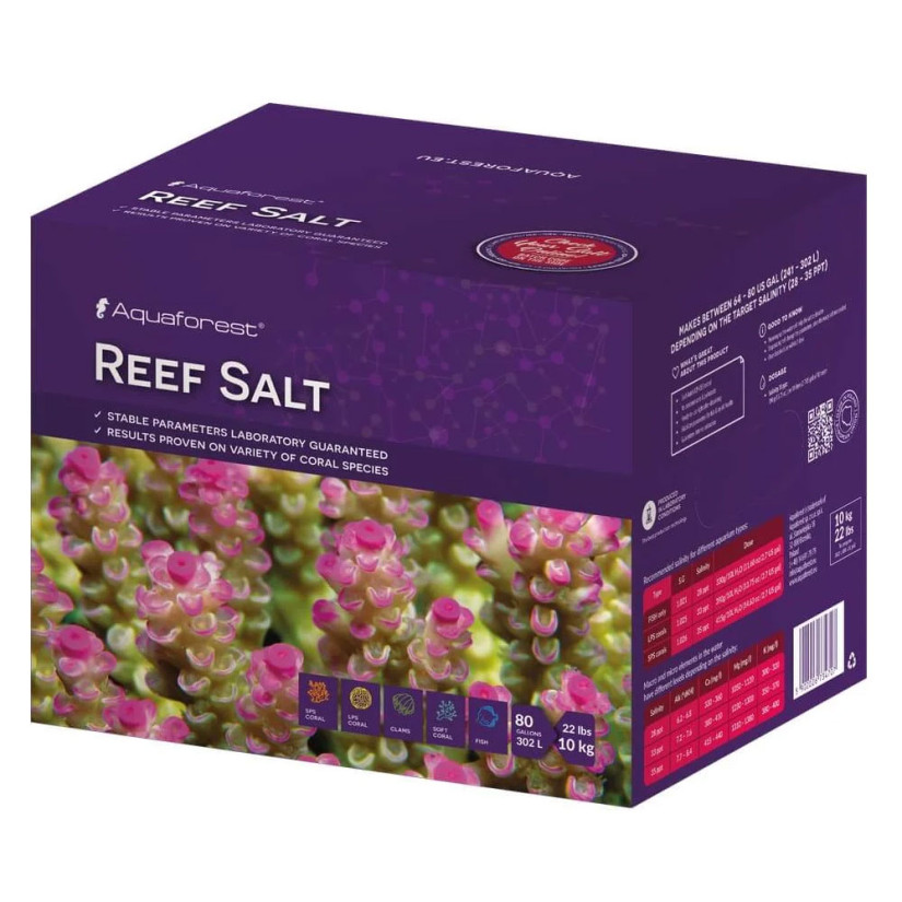 AQUAFOREST - Reef Salt - Carton 10Kg