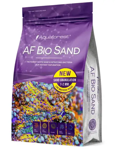 AQUAFOREST - AF bio Sand 1-2mm - 7.5 kg - Sable blanc