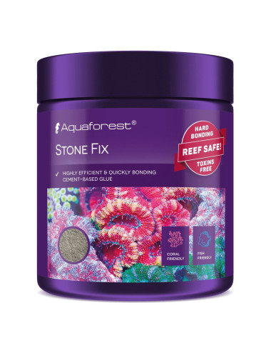 AQUAFOREST - Stone fix - 250g - Mortier pour coraux et pierres - 1.5Kg