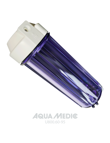 AQUA MEDIC - Boîtier vide 10" transparent pour Platinum Line Plus