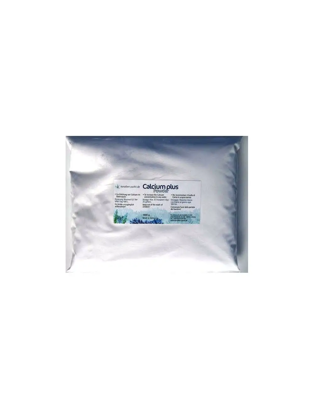KORALLEN-ZUCHT Cálcio Plus em pó 1Kg KORALLEN-ZUCHT Cálcio Plus em pó 1Kg