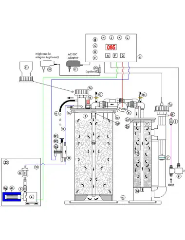 DELTEC - Korte blauwe...
