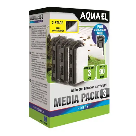 AQUAEL - Insert Mousse Standard pour Versamax Mini - x3