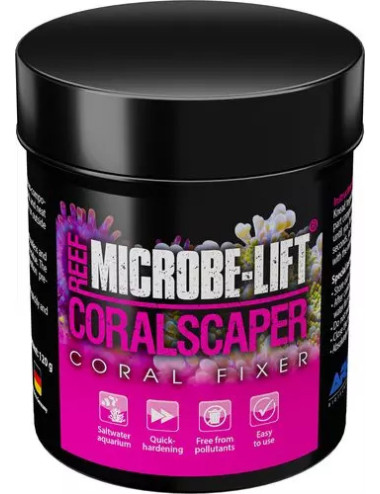MICROBE-LIFT - Coralscaper Silicon - 2 x 60g - Colle pour bouturage des coraux