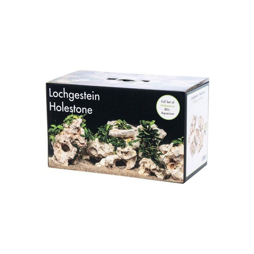 AQUADECO - Lochgestein Holestone - Pack pour aquarium jusqu’à 60L