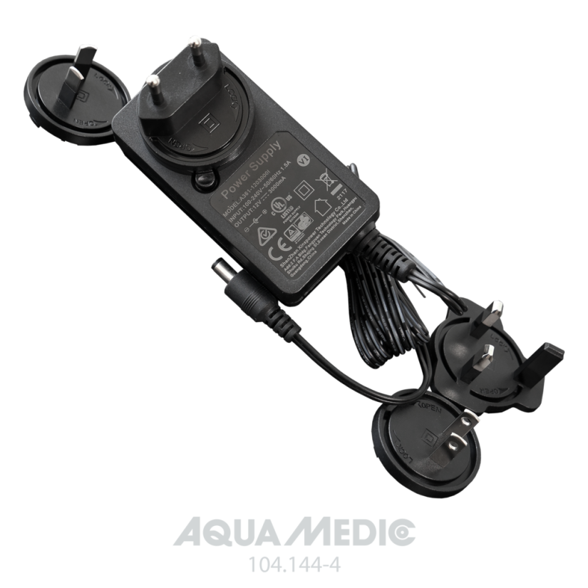 AQUA MEDIC - Alimentation électrique universelle, 12 V/3 A, reefdoser EVO 4/1/3/5