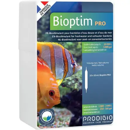 PRODIBIO - Bioptim PRO - 10 ampoules - Solution nutritive pour bactéries PRODIBIO - Bioptim PRO - 10 ampoules - Solution nutritive pour bactéries