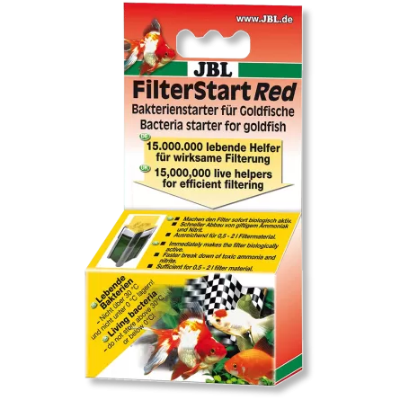 JBL - FilterStart Red - 10ml - Activateur de bactéries en gouttes - Poissons rouges