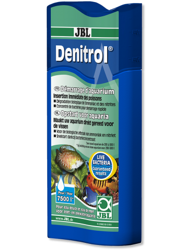 JBL - Denitrol - 250ml - Bactéries de démarrage - Pour eau douce et eau de mer