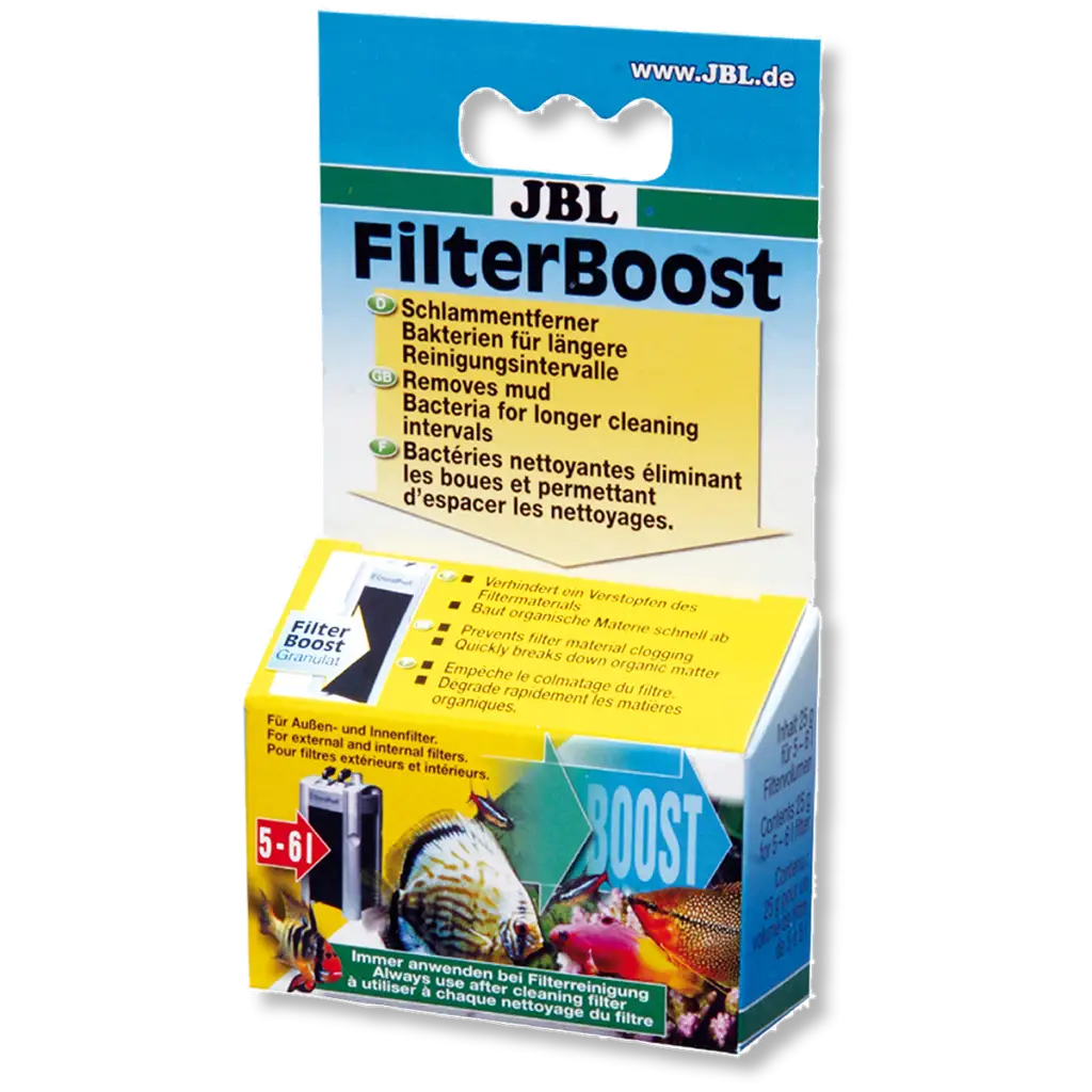 JBL - FilterBoost 25g - Bactéries nettoyantes - Elimine les boues