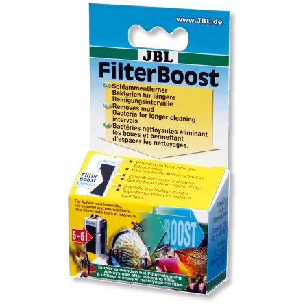 JBL - FilterBoost 25g - Bactéries nettoyantes - Elimine les boues