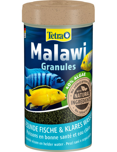 TETRA - Malawi Granules - 250ml - Aliment pour cichlidés herbivores