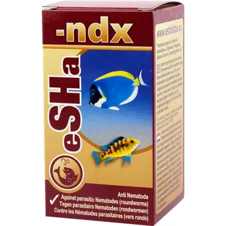 ESHA - Ndx - 20 ml - Traitement pour des vers intestinaux chez le poisson ESHA - Ndx - 20 ml - Traitement pour des vers intestinaux chez le poisson