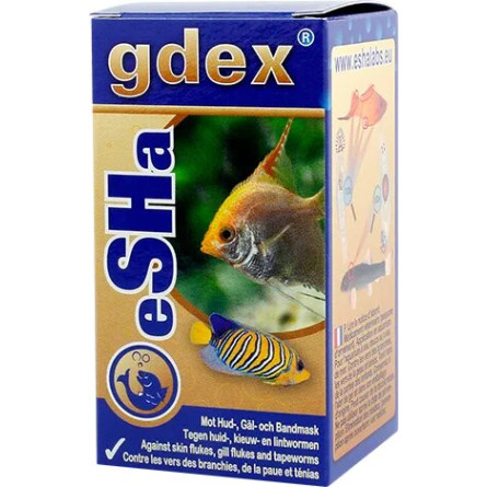 ESHA - Gdex - 20 ml - Traitement pour des maladies de la peau, des branchies et du ténia