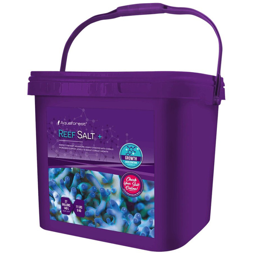 AQUAFOREST - Reef salt + - 5kg - Sel récifal avec macronutriments