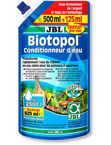 JBL -  Biotopol Recharge - 625ml - Conditionneur d’eau