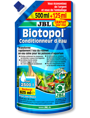 JBL – Biotopol Nachfüller – 625 ml – Wasseraufbereiter
