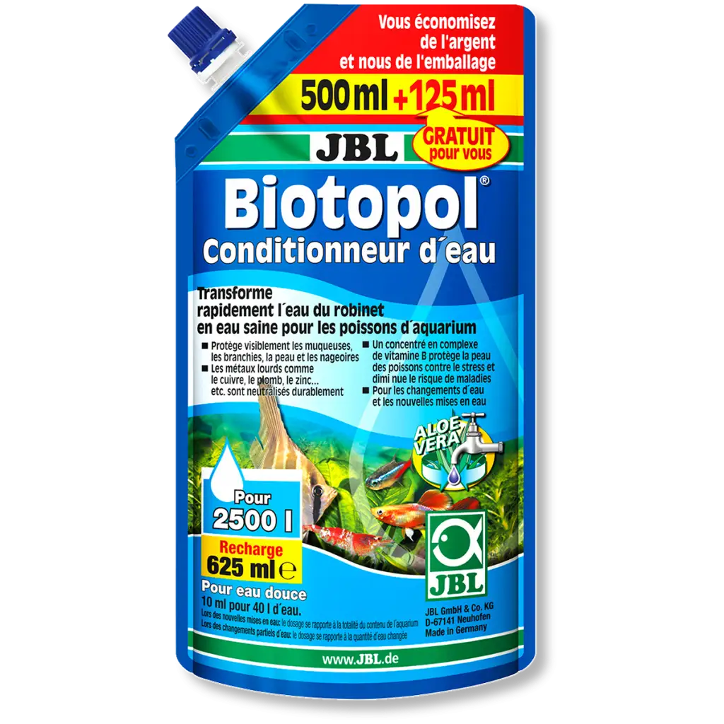 JBL -  Biotopol Recharge - 625ml - Conditionneur d’eau