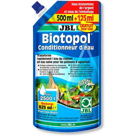 JBL - Refil Biotopol - 625ml - Condicionador de água JBL - Refil Biotopol - 625ml - Condicionador de água