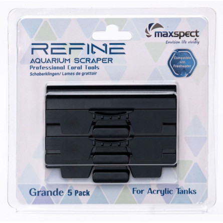 MAXSPECT - Lames en ABS pour Scraper Refine Grande