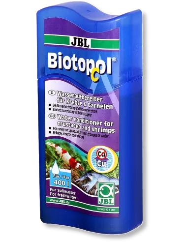 JBL -  Biotopol C - Conditionneur d’eau pour crustacés et crevettes - 100ml