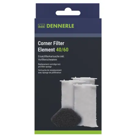 DENNERLE - Nano Clean - 3 cartouches pour filtre d'angle