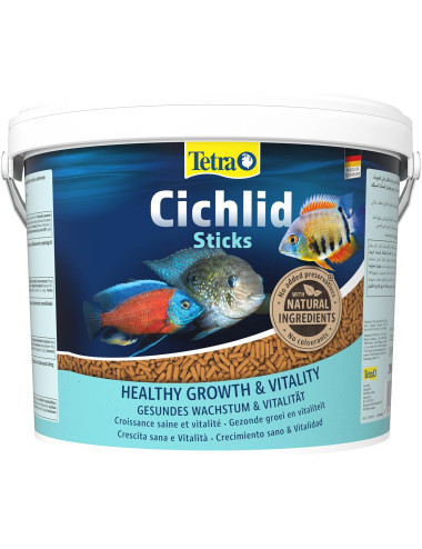 TETRA - Cichlid Sticks - 10l - Aliment en Sticks pour Cichlidés