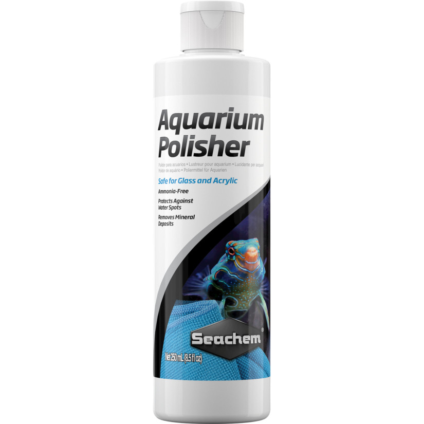 SEACHEM - Aquarium Polisher - 250ml - Nettoyant pour vitres