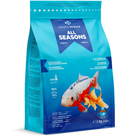 AQUATIC SCIENCE - All Seasons Small 2-3mm - 5kg