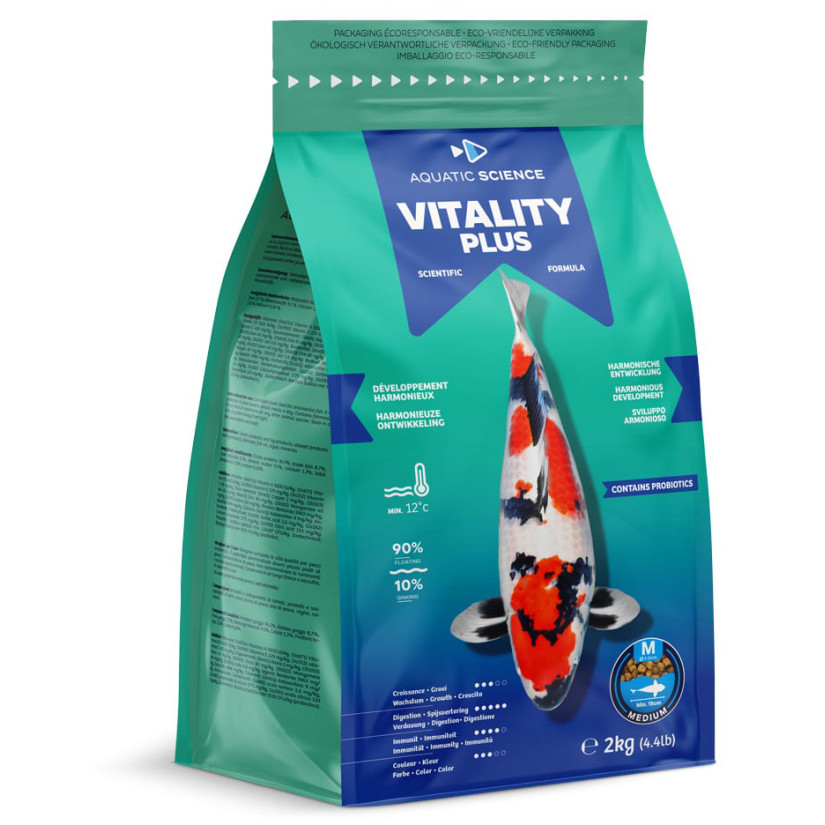 AQUATIC SCIENCE - Vitality Plus Medium 4-5mm - 2kg