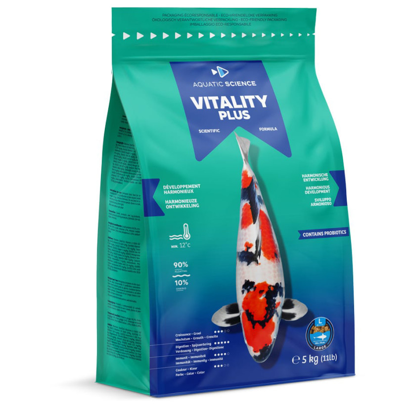 AQUATIC SCIENCE - Vitality Plus Large 6-7mm - 5kg
