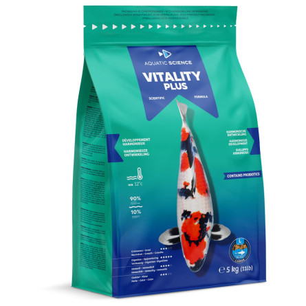 AQUATIC SCIENCE - Vitality Plus Large 6-7mm - 5kg