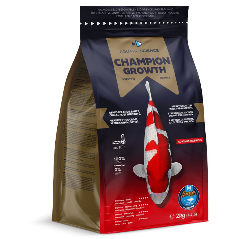 AQUATIC SCIENCE - Champion Growth Medium 4-5mm - 2kg