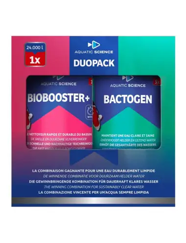 Aquatic Science - Duo Pack 3000 - Anti algues + bactéries pour bassin