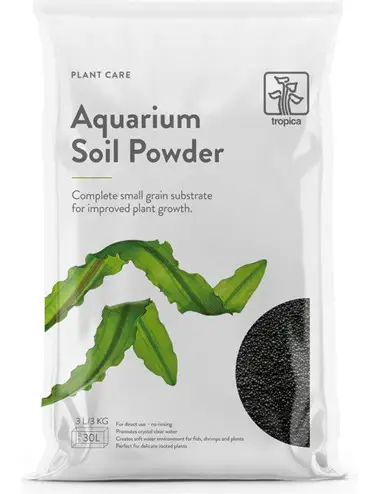 TROPICA - Aquarium Soil Powder - 3l - Substrat nutritif pour aquarium