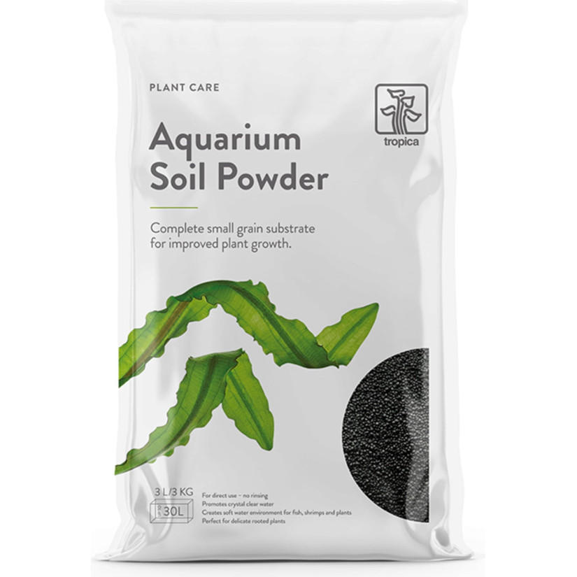 TROPICA - Aquarium Soil Powder - 3l - Substrat nutritif pour aquarium