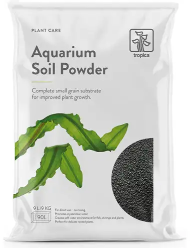 TROPICA - Aquarium Soil Powder - 9l - Substrat nutritif pour aquarium