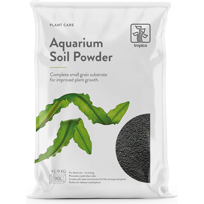 TROPICA - Aquarium Soil Powder - 9l - Substrat nutritif pour aquarium