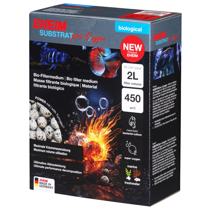 EHEIM - SUBSTRATpro+ O2xygen - 2l - Matériau filtrant biologique