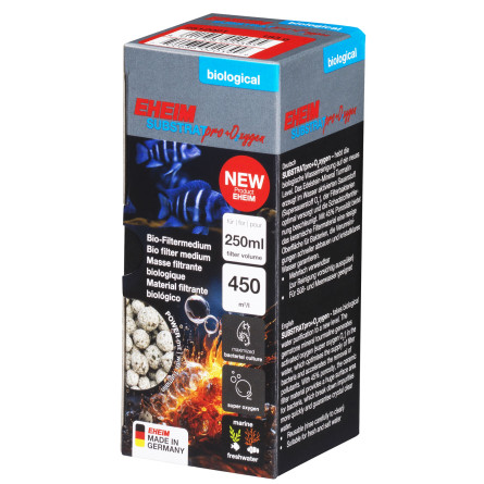 EHEIM - SUBSTRATpro+ O2xygen - 250ml - Matériau filtrant biologique