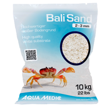 AQUA-MEDIC - Bali Sand - 2 - 3 mm - 10 kg - Sable calcaire blanc