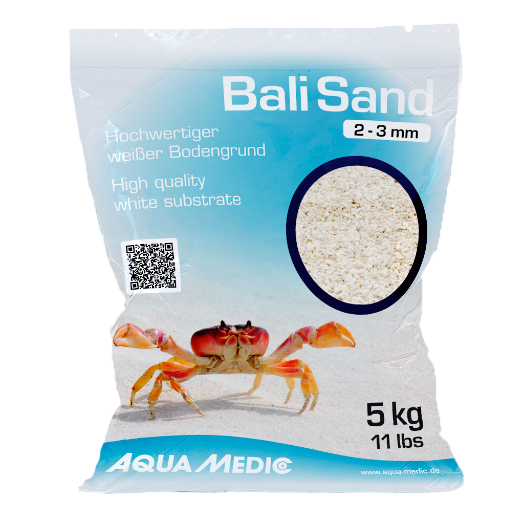 AQUA-MEDIC - Bali Sand - 2 - 3 mm - 5 kg - Sable calcaire blanc