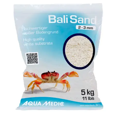 AQUA-MEDIC - Bali Sand - 2 - 3 mm - 5 kg - Sable calcaire blanc AQUA-MEDIC - Bali Sand - 2 - 3 mm - 5 kg - Sable calcaire blanc