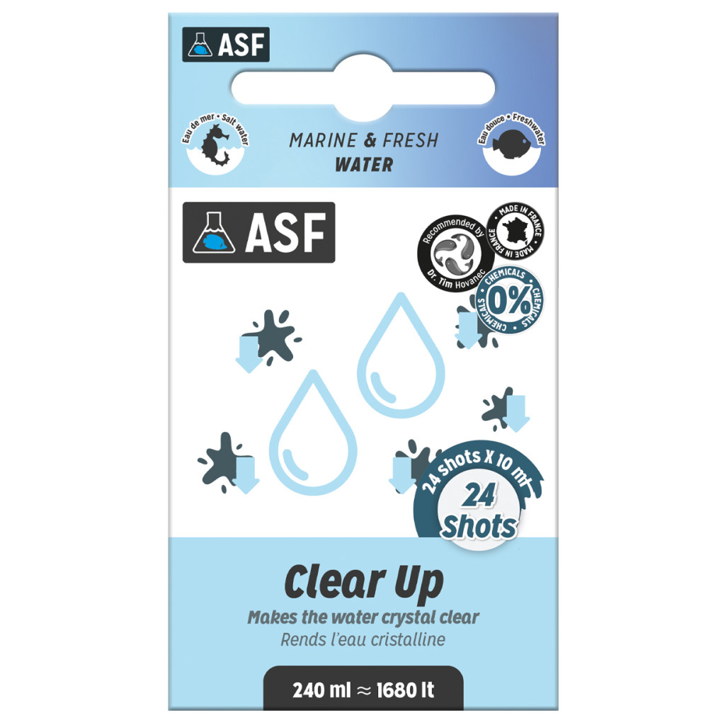 AQUARIUM SYSTEMS - Clear-Up - 24x10ml -  Clarificateur d'eau naturel