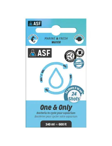 AQUARIUM SYSTEMS - One & Only - 24x10ml - Bactéries pour aquarium