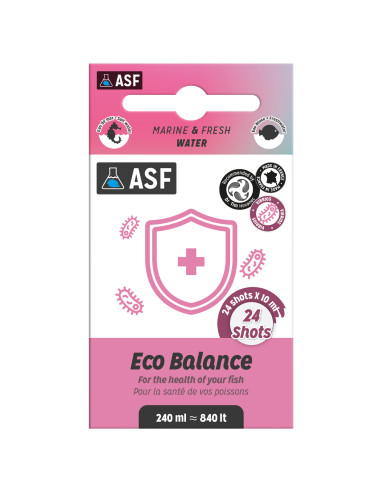 AQUARIUM SYSTEMS - Eco-Balance - 24x10ml - Pour la santé de vos poissons