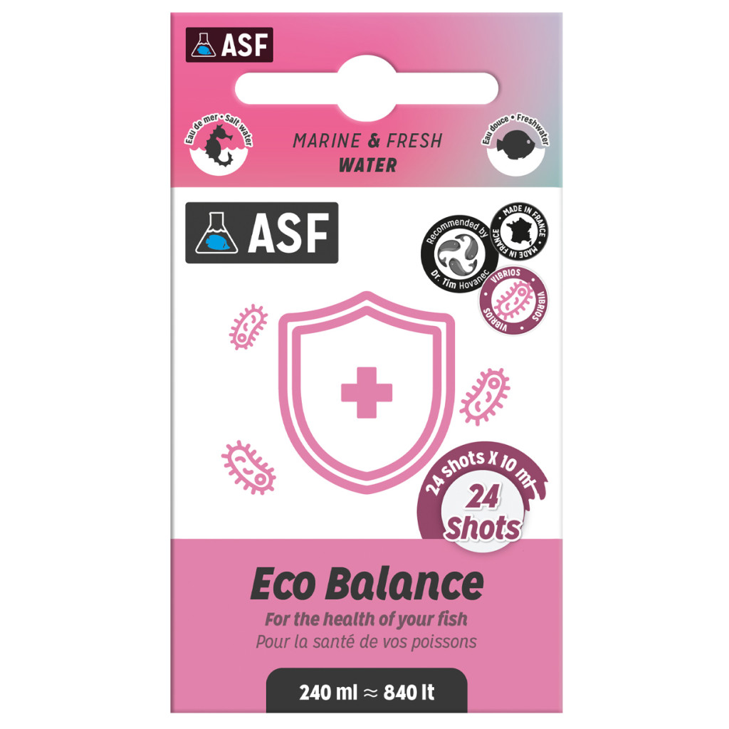 AQUARIUM SYSTEMS - Eco-Balance - 24x10ml - Pour la santé de vos poissons
