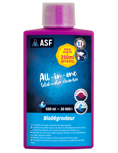 AQUARIUM SYSTEMS - Bio-Dégradeur 250ml + 250ml offert